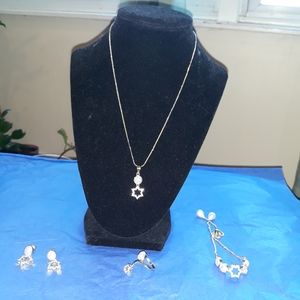 Necklace,earring, bracelet, ring